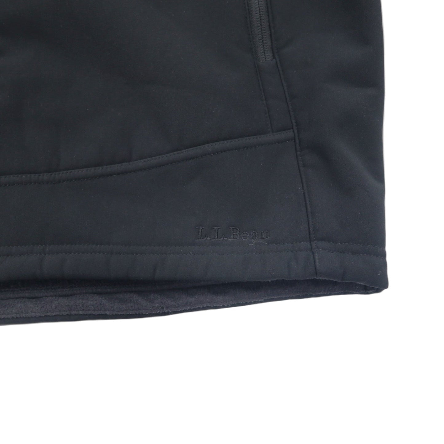 L.L.Bean 90年代 ポーラテック POLARTEC フリースライニング ソフトシェルジャケット M ブラック ヨルダン製