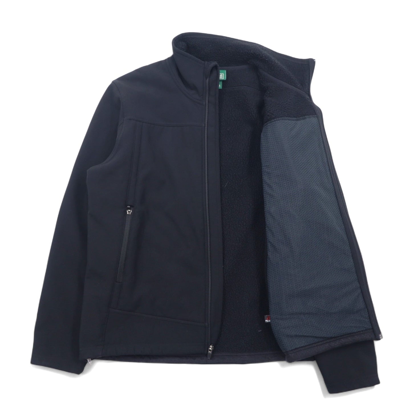 L.L.Bean 90年代 ポーラテック POLARTEC フリースライニング ソフトシェルジャケット M ブラック ヨルダン製