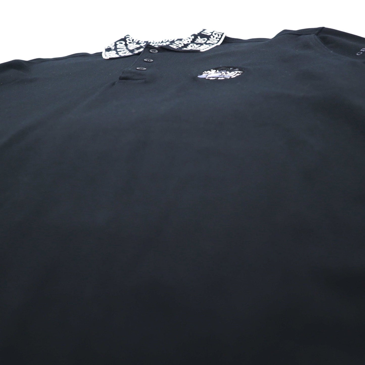 GREEN CLUBS × Warner Bros 90年代 長袖ポロシャツ XL ブラック 鹿の子 Looney Tunes シルベスターキャット 日本製