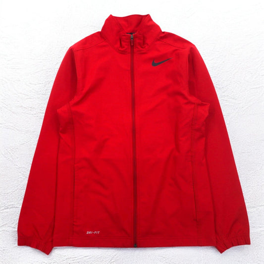 NIKE ウーブン トラックジャケット ジャージ M レッド スウォッシュ DRI-FIT 487360-600