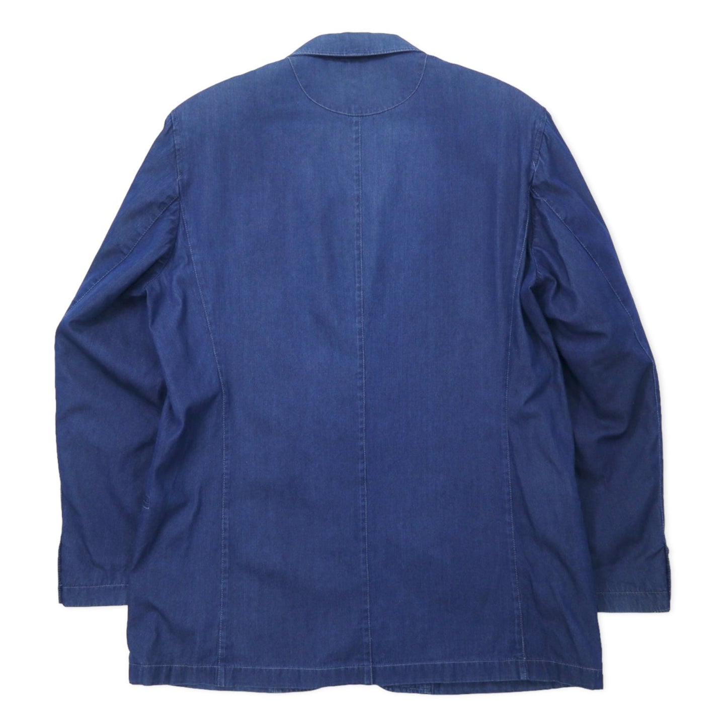 JC de Castelbajac × TURNER ENTERTAINMENT イタリア製 90年代 イタリア製 デニム 2B テーラードジャケット ブレザー 50 ブルー コットン TOM & JERRY トムとジェリー