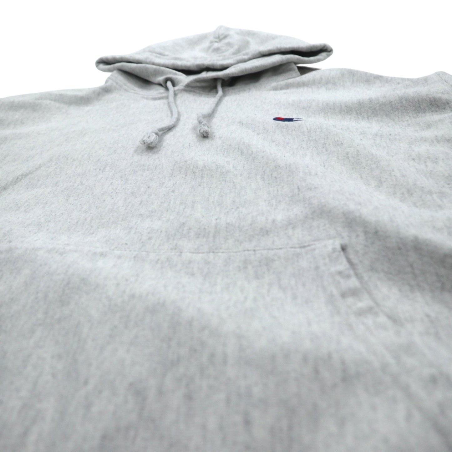 Champion ビッグサイズ リバースウィーブ REVERSE WEAVE プルオーバーパーカー 3XL グレー 青単タグ 復刻 ホンジュラス製