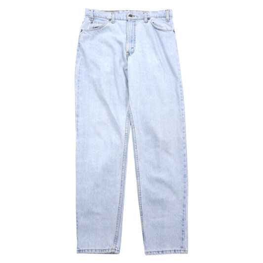 Levi's USA製 550 RELAXED FIT TAPERED テーパード デニムパンツ 34 ブルー コットン ジッパーフライ オレンジタブ