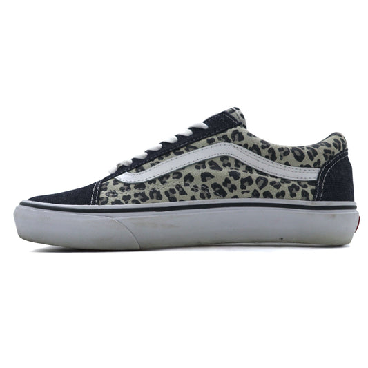 VANS オールドスクール Old Skool スニーカー 26.5cm レオパード スエード デニム Leopard Suede