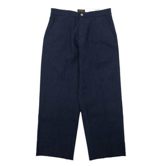 Levi's カットオフ スタプレ クロップド ワイド レッグ チノ トラウザー パンツ 28 ブルー 濃紺 STA-PREST CROPPED WIDE LEG CHINO 47873-0002