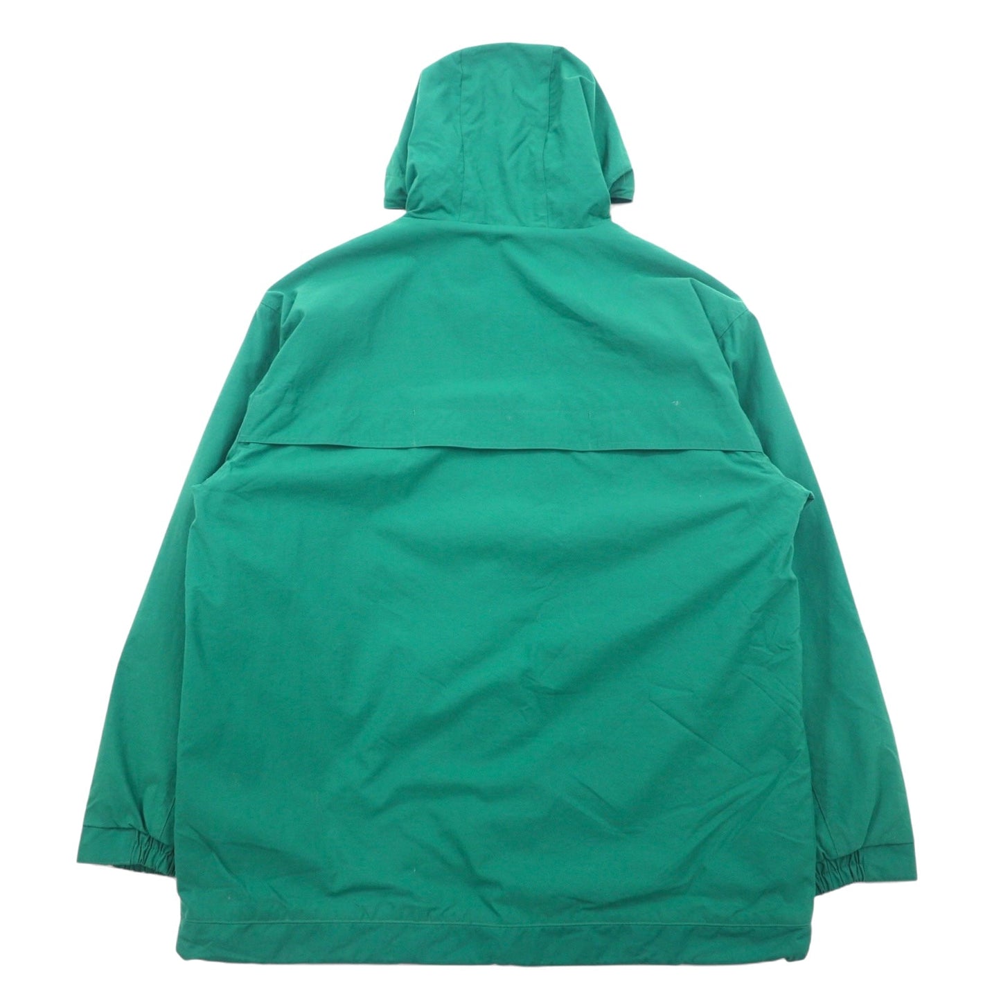 Woolrich 90年代 マウンテンパーカー ナイロンジャケット L グリーン ナイロン 裏地フリース ダブルジップ ドローコード