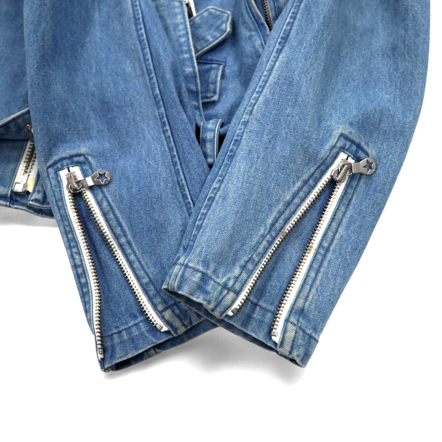 PHENOMENON デニム ダブル ライダースジャケット M インディゴ ブルー コットン JKT-235 日本製