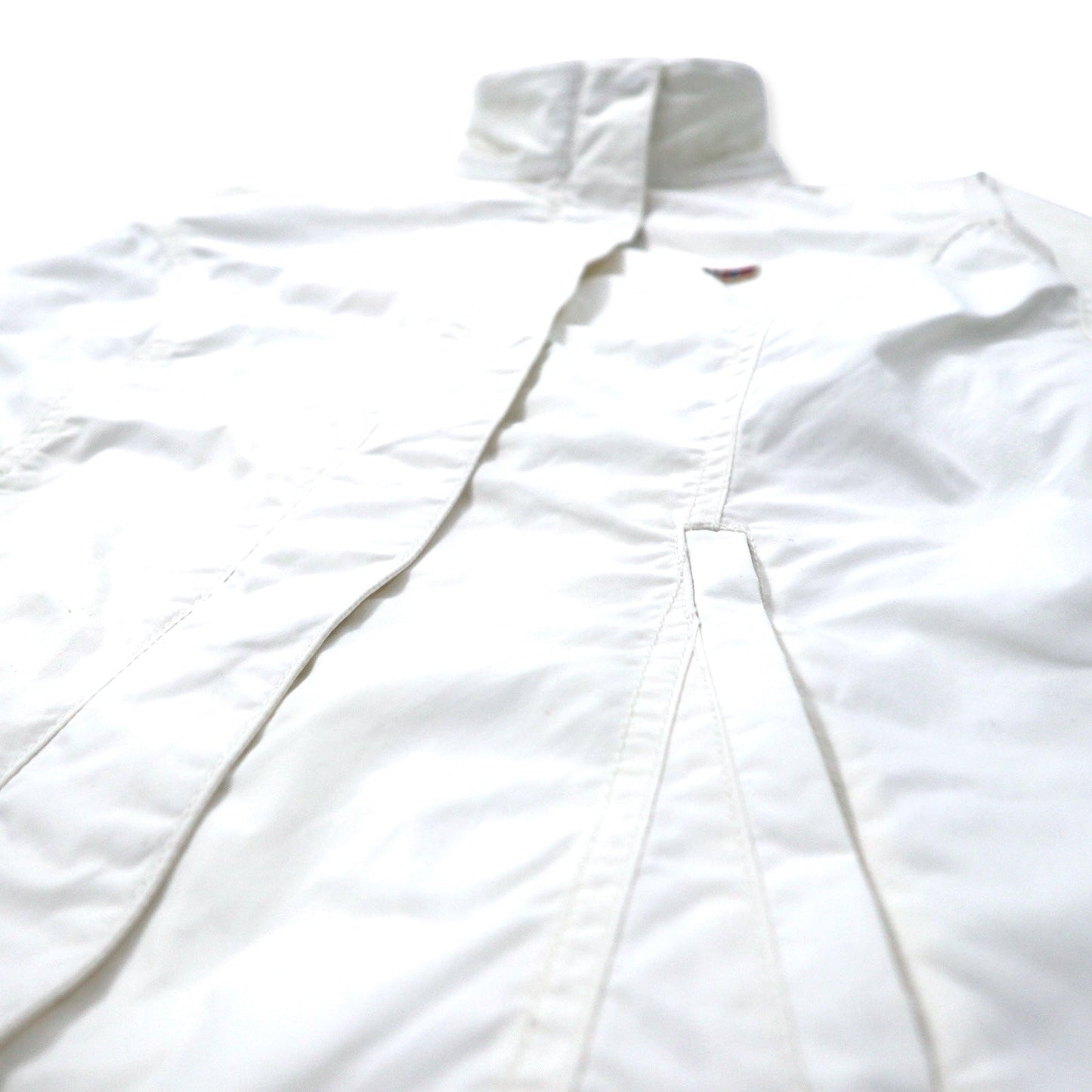 NAPAPIJRI シングル ライダースジャケット ナイロンジャケット M ホワイト ポリエステル