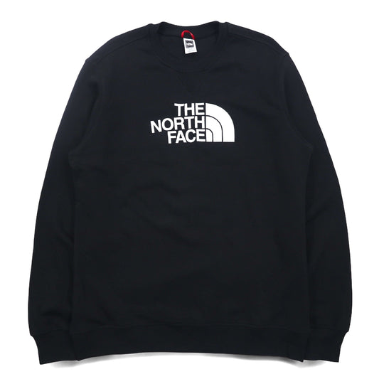 THE NORTH FACE クルーネック スウェット XL ブラック US規格 Sweat Crewneck Drew Peak A4SVR