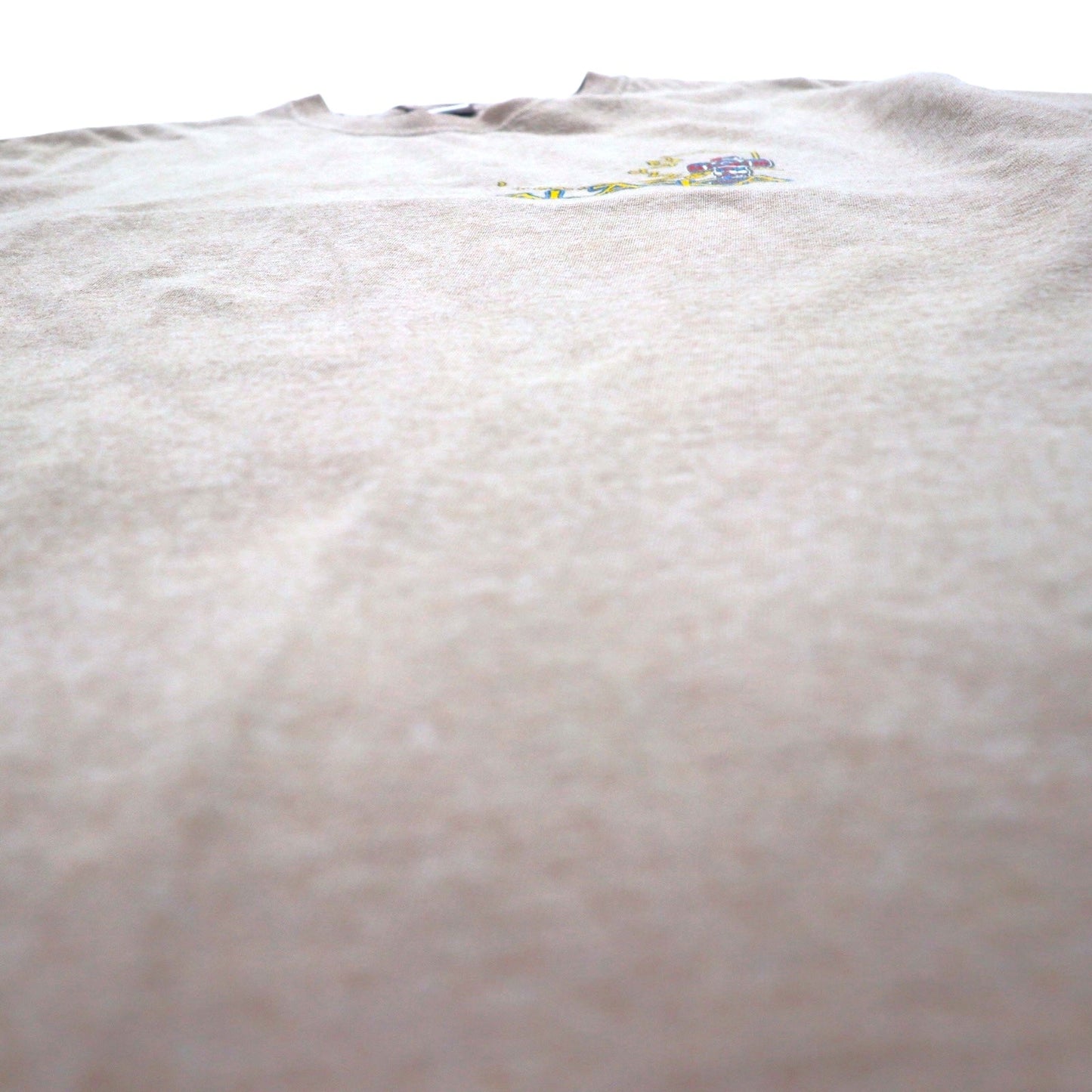 HARLEY DAVIDSON USA製 Hanes BEEFY-T プリント Tシャツ XL ベージュ コットン ALASKA