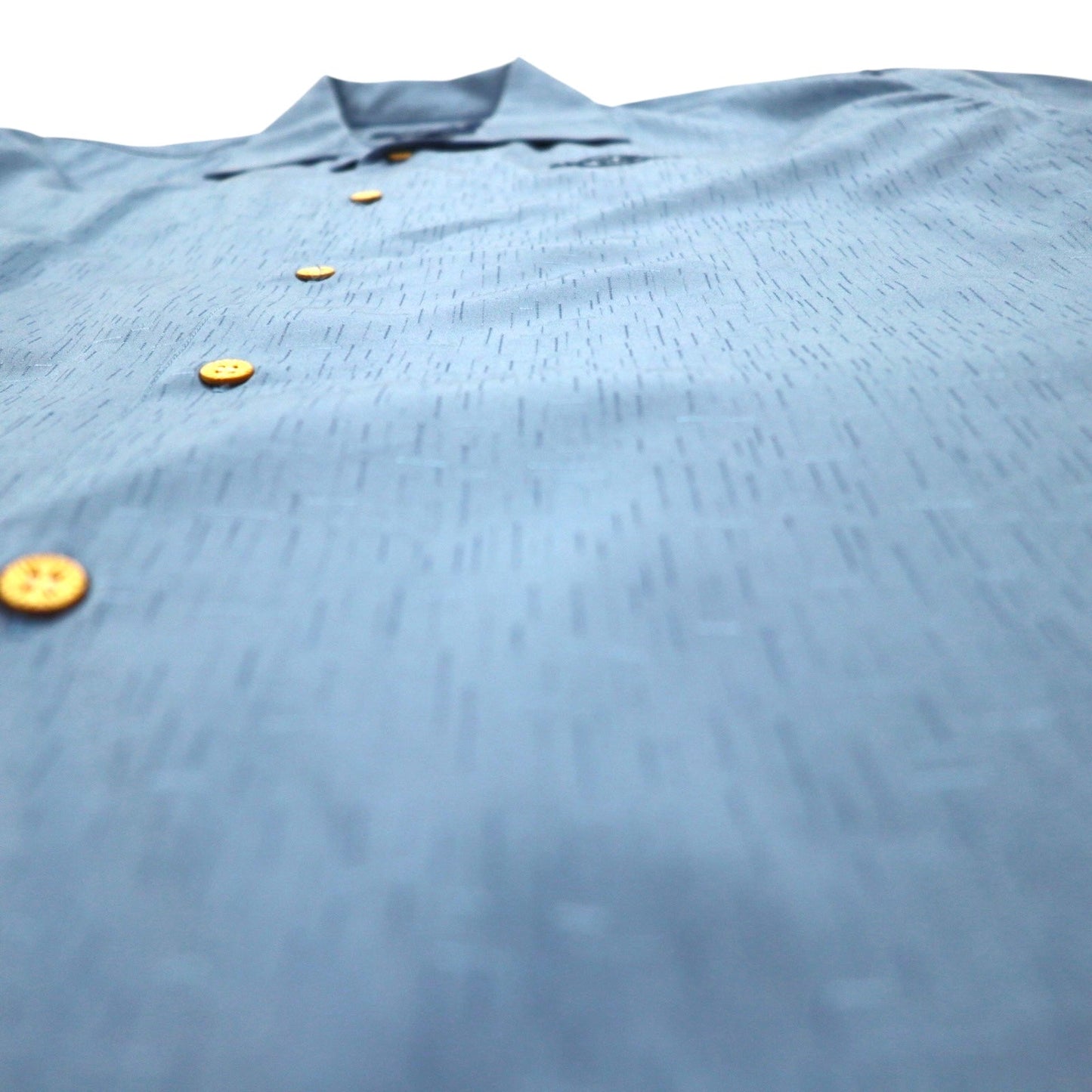 Hard Rock CAFE 半袖 オープンカラーシャツ 開襟 アロハシャツ XL ネイビー レーヨン 刺繍 ギターモチーフ 刺子