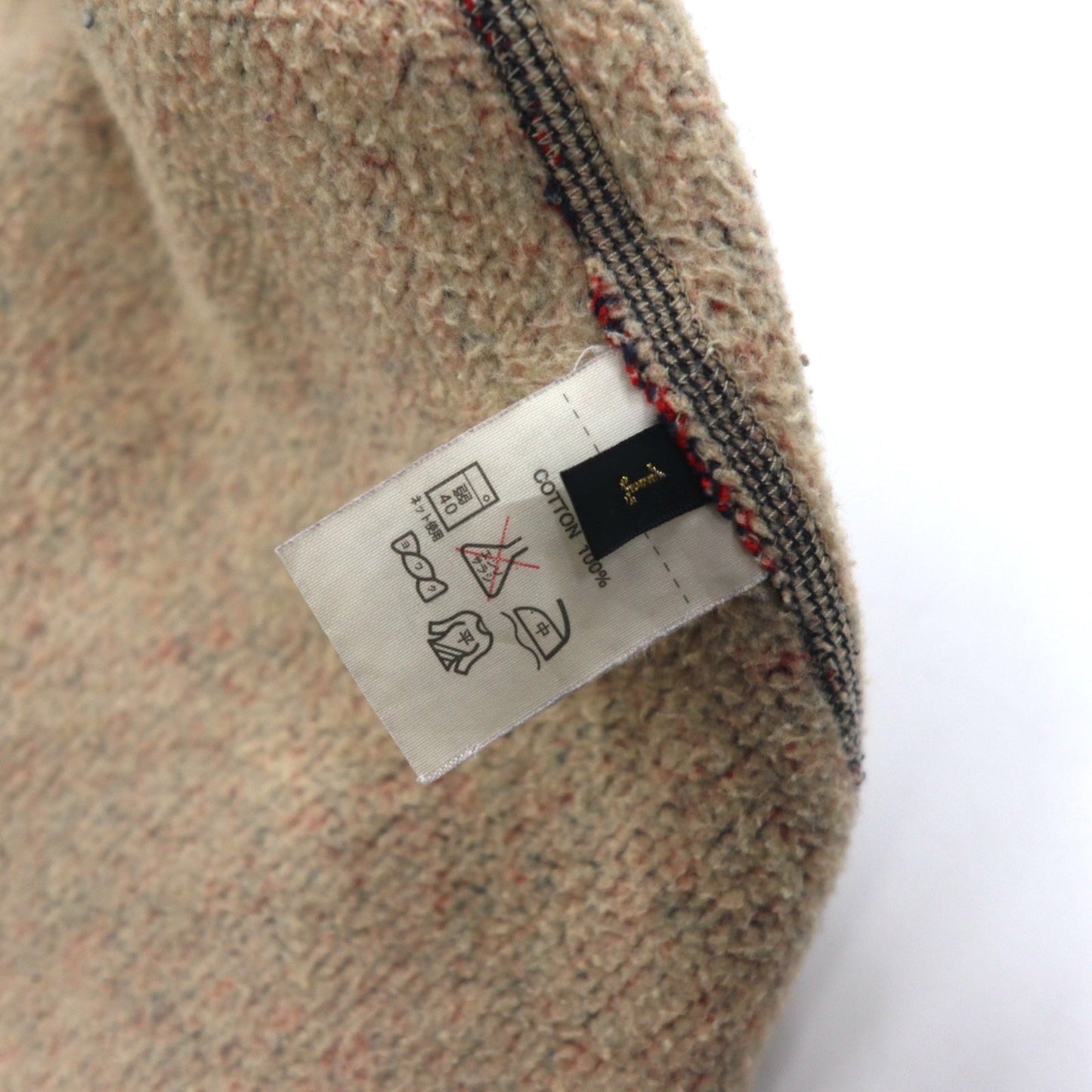 KAPITAL 裏毛 ビーチ クロス ベスト S レッド ネイビー パイピング スナップボタン 日本製