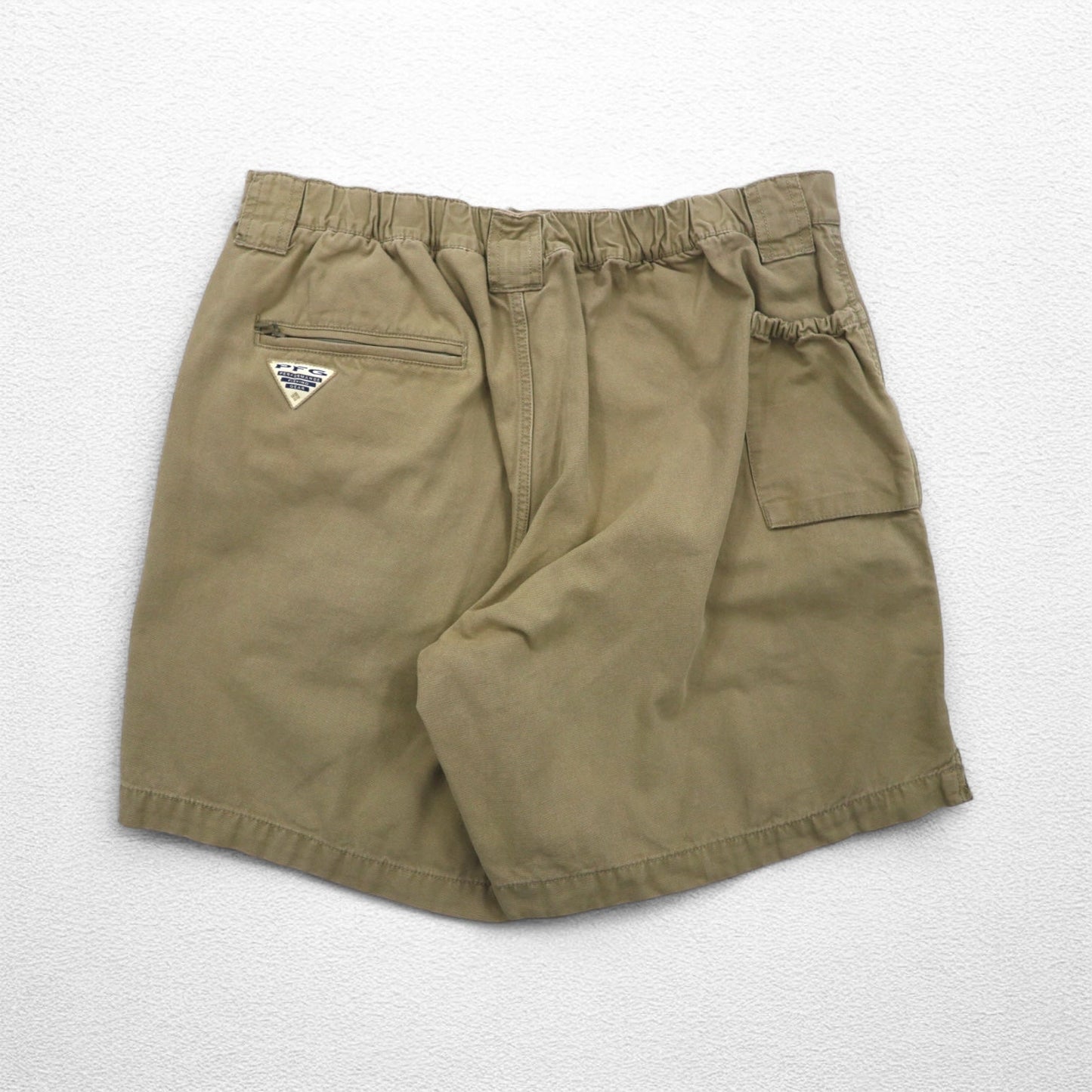 Columbia PFG ブッシュショーツ BUSH SHORTS ショートパンツ M ベージュ カーゴ ポケット FM8000
