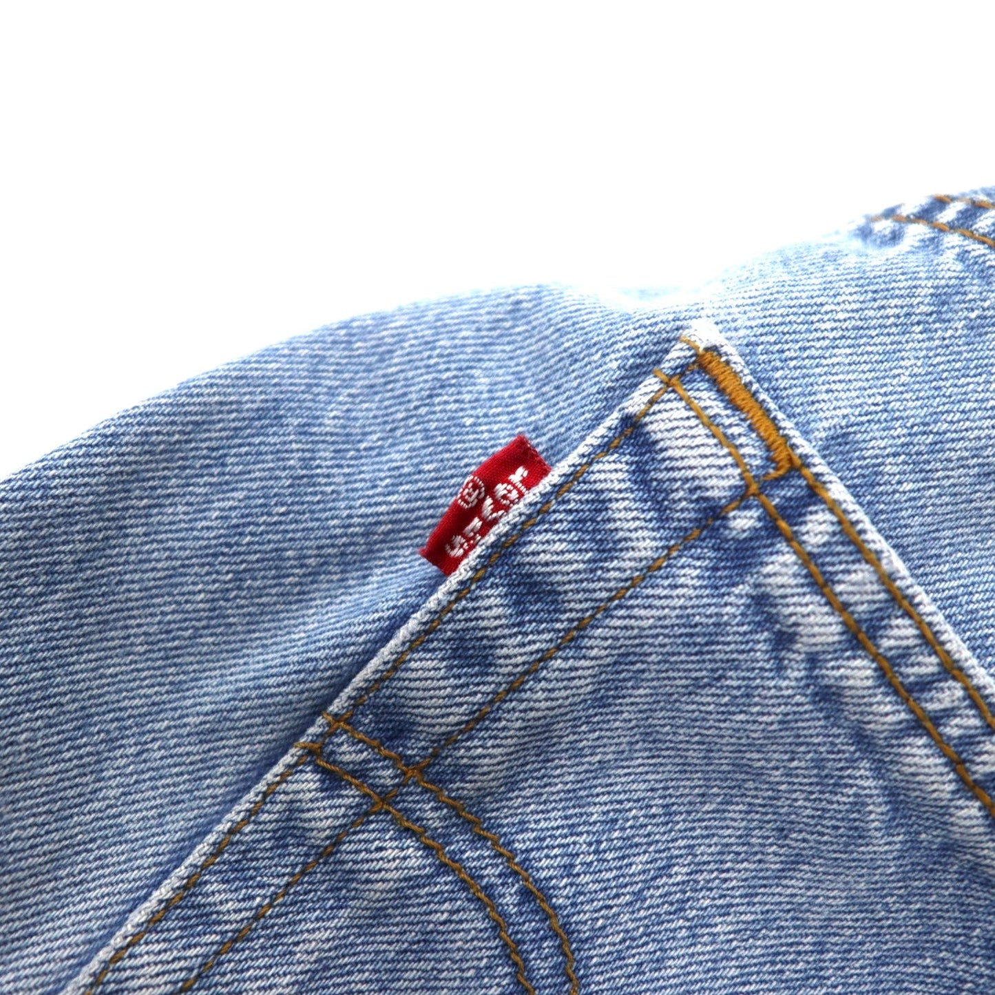 Levi's ユーロリーバイス 501 デニムパンツ 34 ブルー アイスウォッシュ コットン ボタンフライ 501-0113