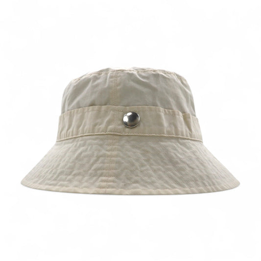 KIJIMA TAKAYUKI 2WAY バケットハット 57cm アイボリー コットン W-232630 日本製