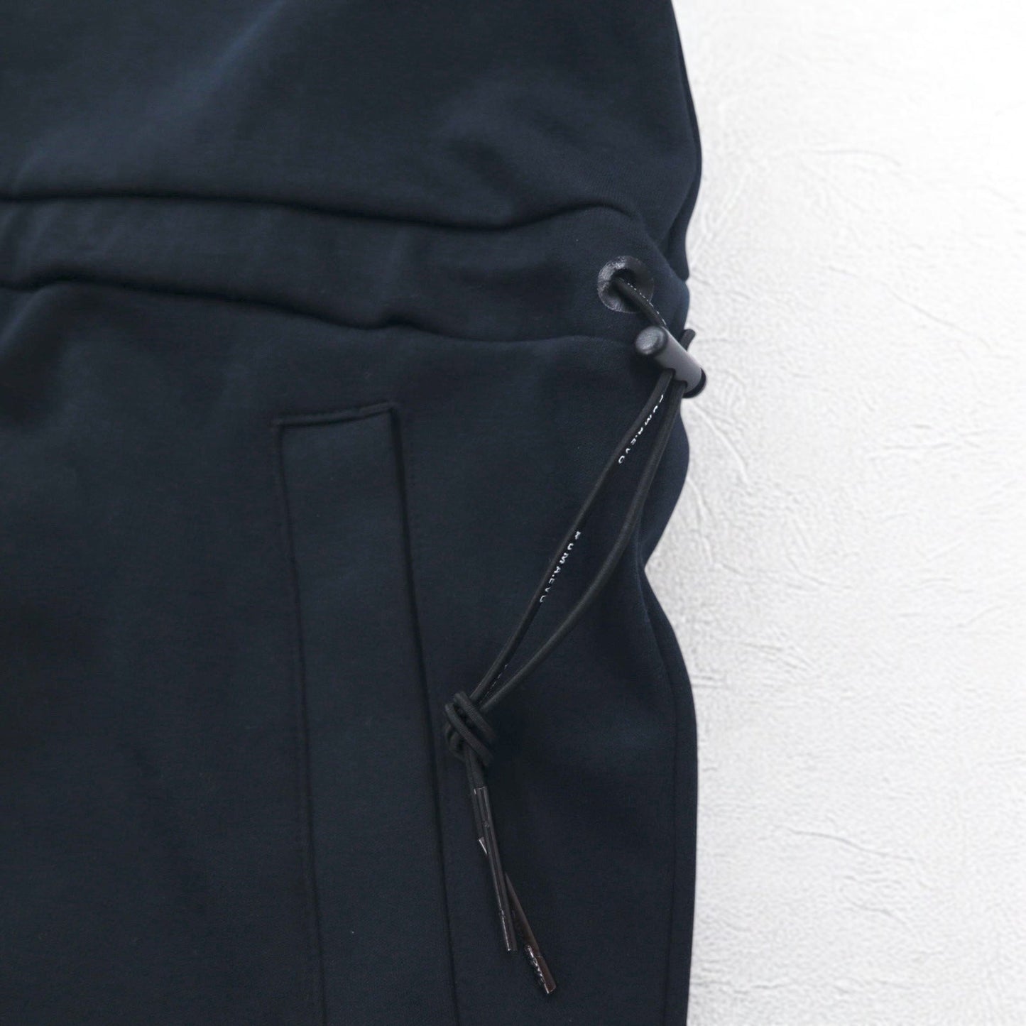 PUMA レーシング ミッドレイヤージャケット ジップパーカー M ブラック ドローコード 574882-01/14