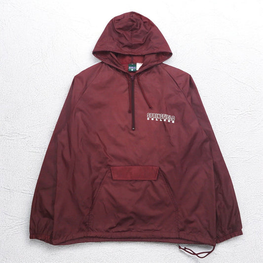 MV SPORT 90年代 ハーフジップ アノラックパーカー L ナイロン リップストップ フロント ポケット ジャマイカ製