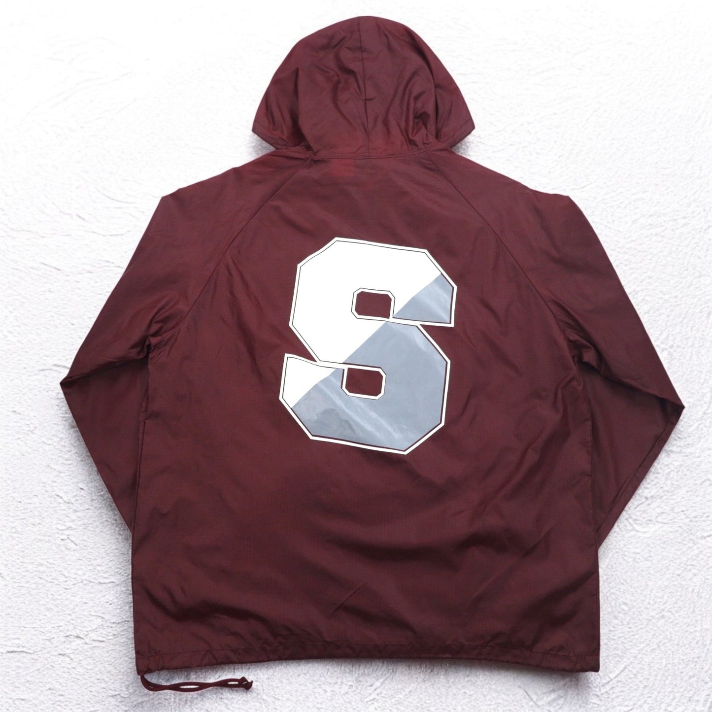 MV SPORT 90年代 ハーフジップ アノラックパーカー L ナイロン リップストップ フロント ポケット ジャマイカ製