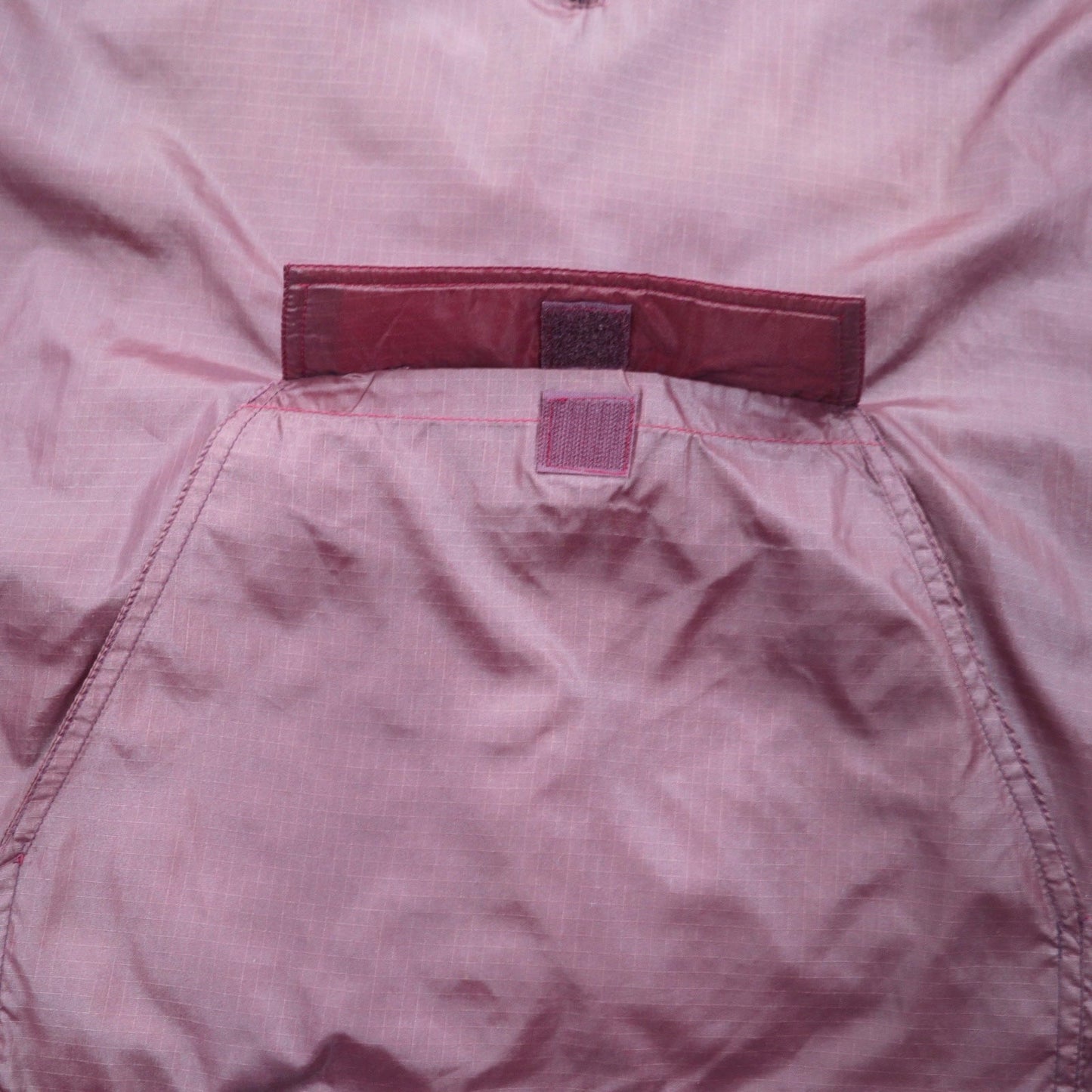 MV SPORT 90年代 ハーフジップ アノラックパーカー L ナイロン リップストップ フロント ポケット ジャマイカ製