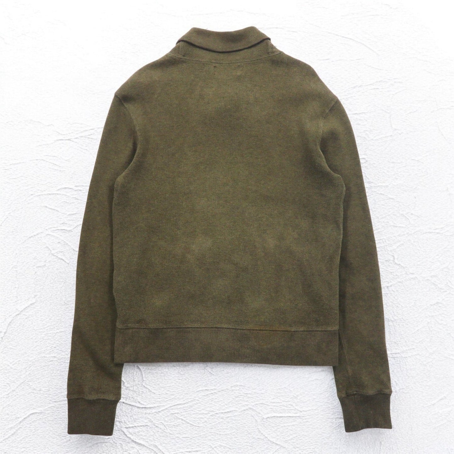 Polo by Ralph Lauren ショールカラー スウェット S カーキ コットン スモールポニー刺繍