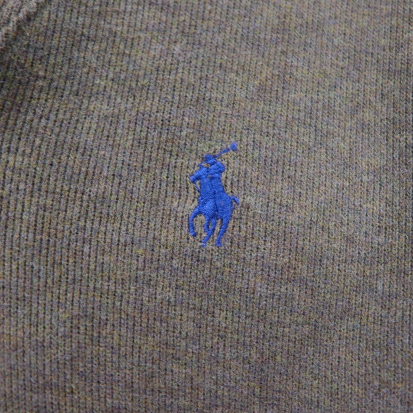 Polo by Ralph Lauren ショールカラー スウェット S カーキ コットン スモールポニー刺繍