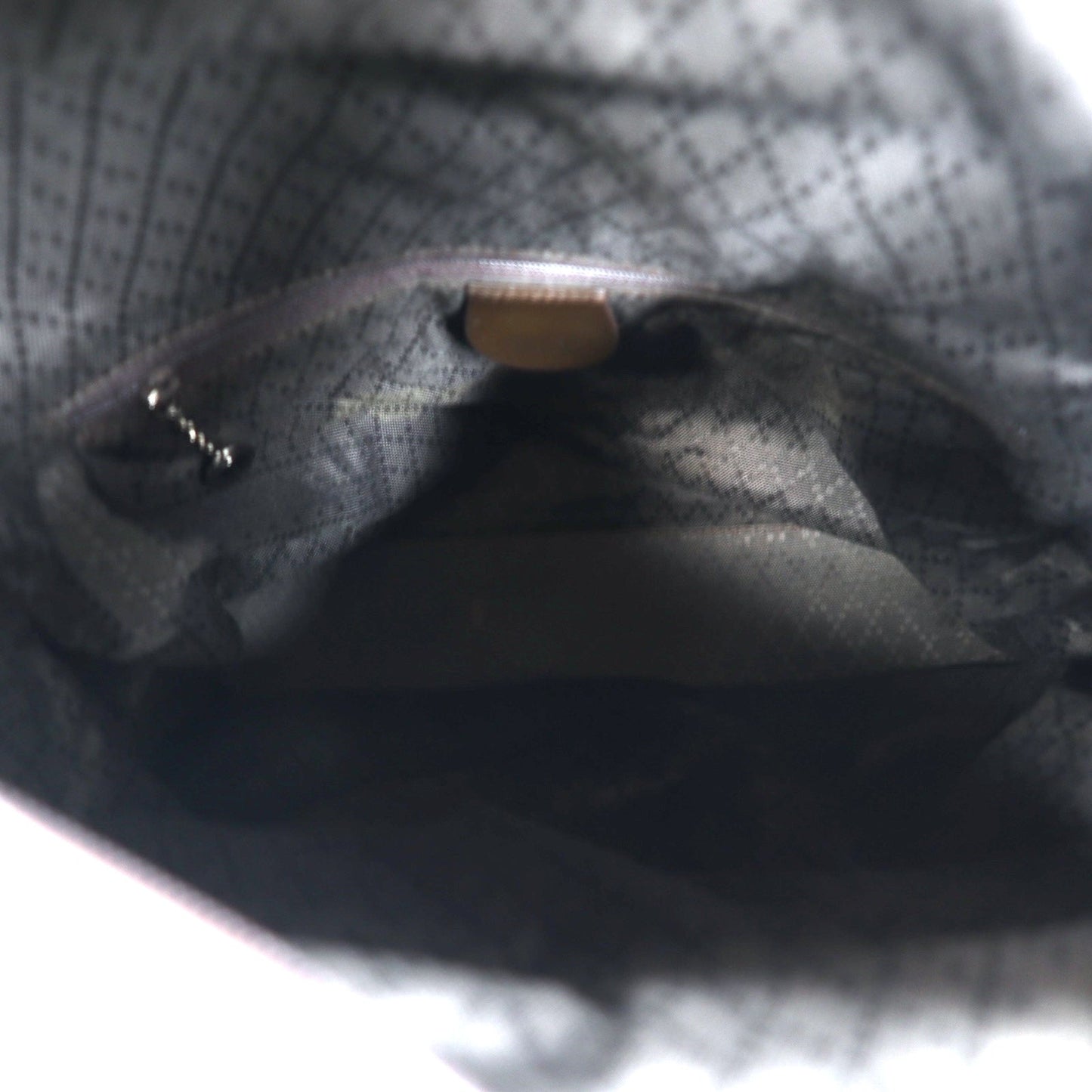 GUCCI バンブー ハンドバッグ ワンショルダーバッグ ブラウン ナイロン 000 2122 0506 イタリア製