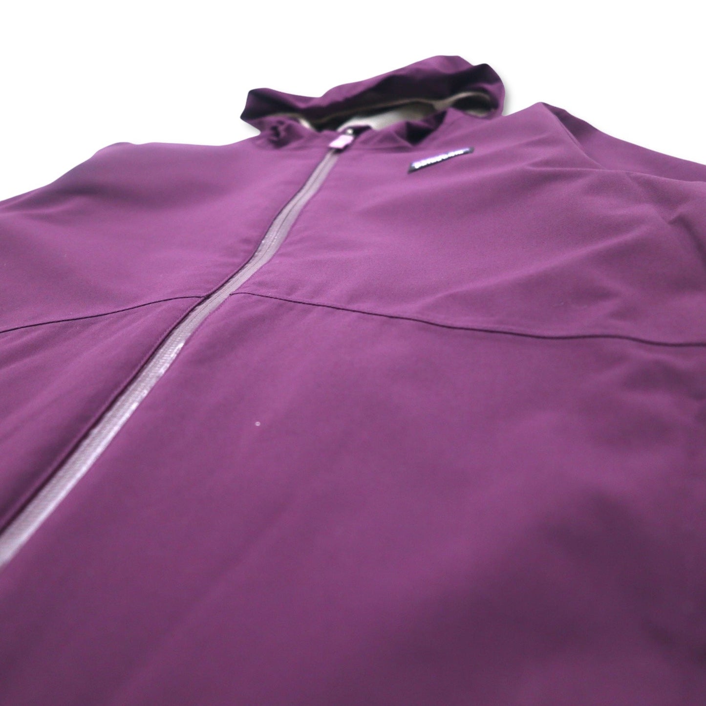 patagonia マウンテンパーカー レインジャケット L パープル  H2No 防水 ポリエステル