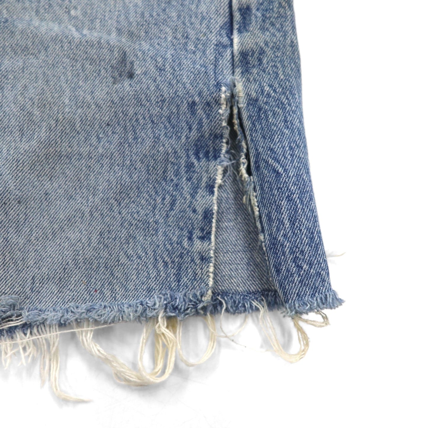 Levi's 90年代 USA製 501XX カットオフ デニムショートパンツ M インディゴ ブルー ボタン裏553 501-0000