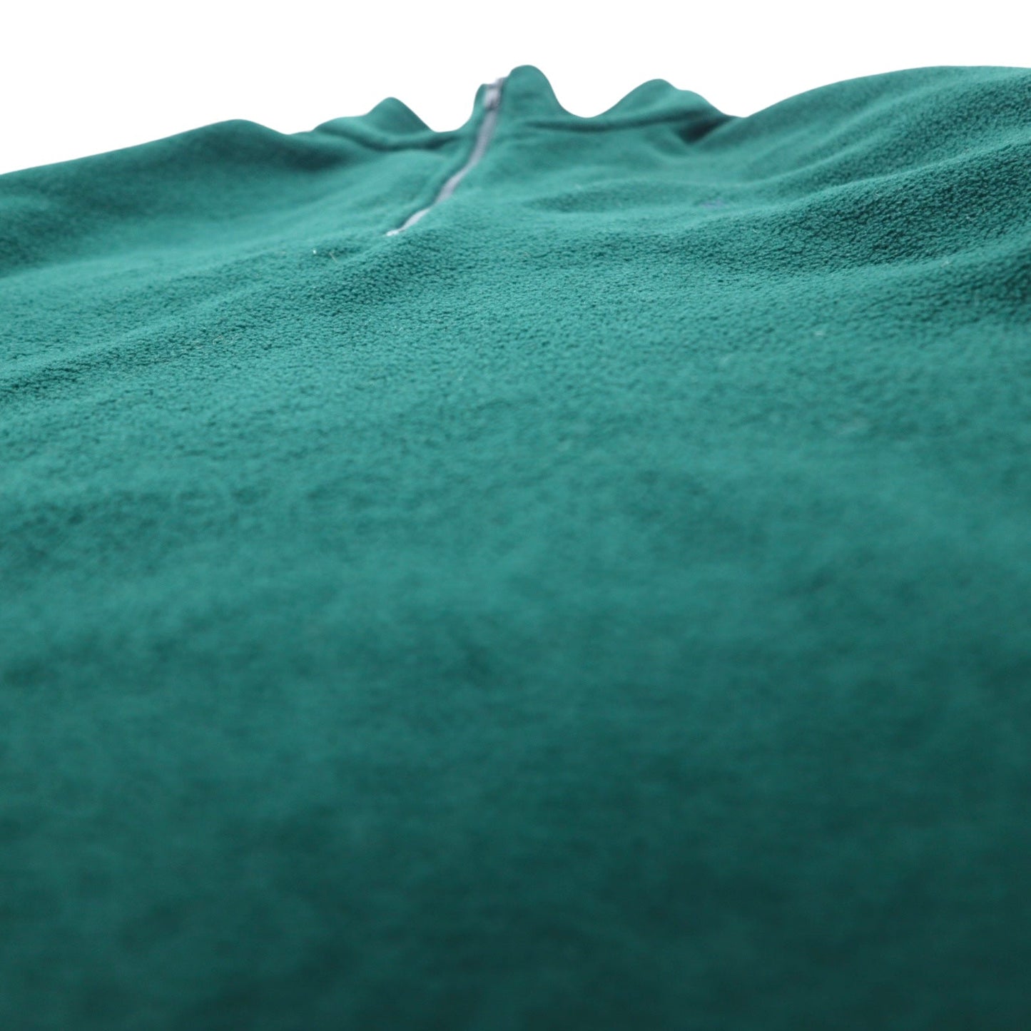 nautica 90年代 USA製 ハーフジップ フリースジャケット L グリーン nautech fleece ロゴ刺繍