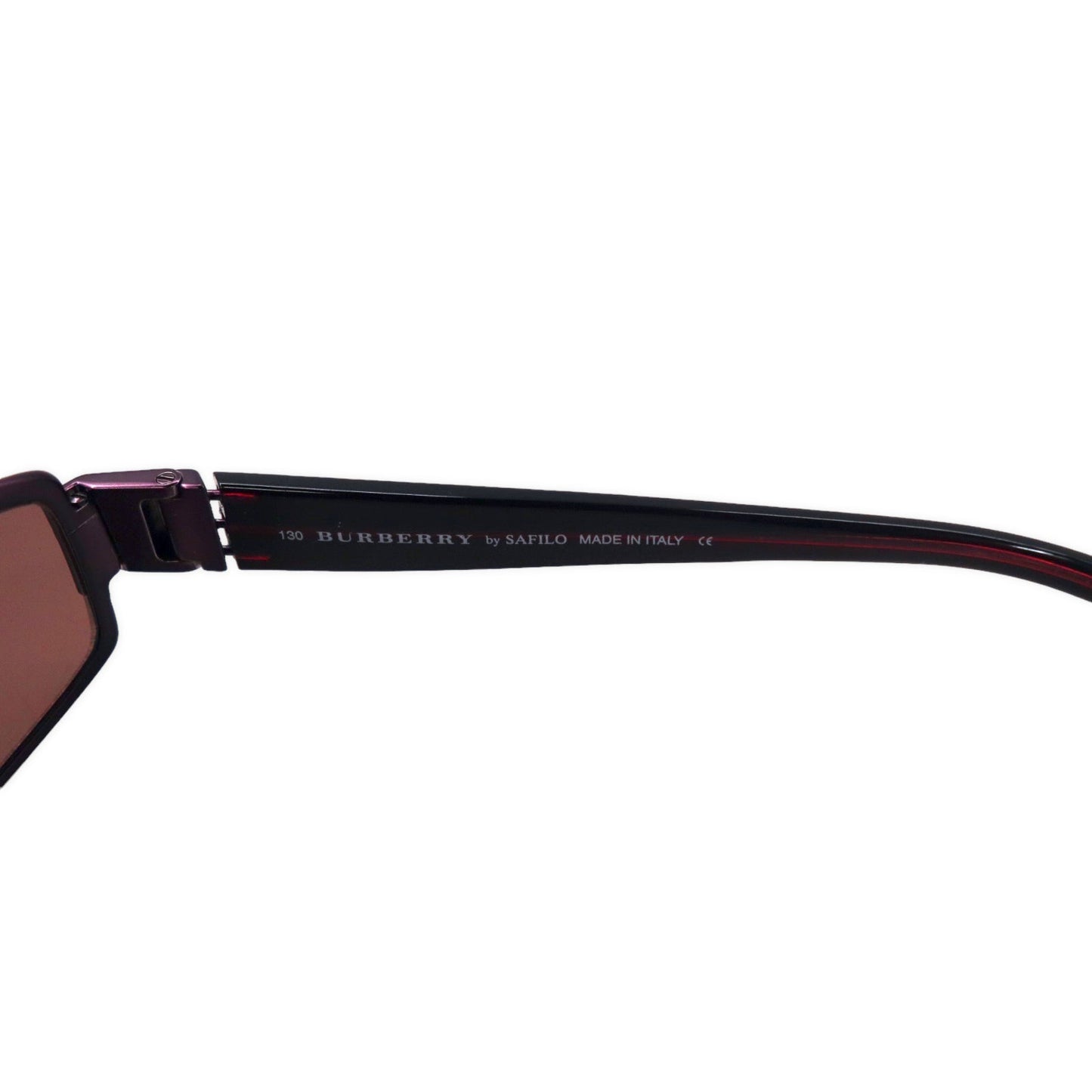 BURBERRY by SAFILO イタリア製 サングラス シルバー ノバチェック メタル 130 B 9414/S CF7 56-14 NICKEL FREE