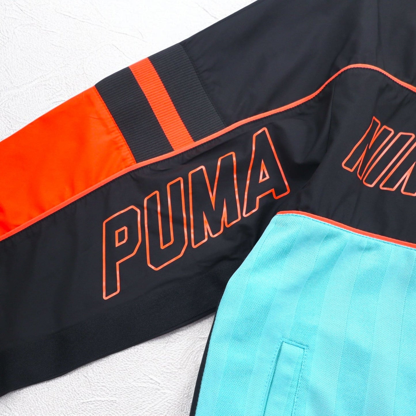PUMA トラックジャケット ジャージ L マルチカラー WOVEN JACKET-BLUE TURQUOISE 596035-35