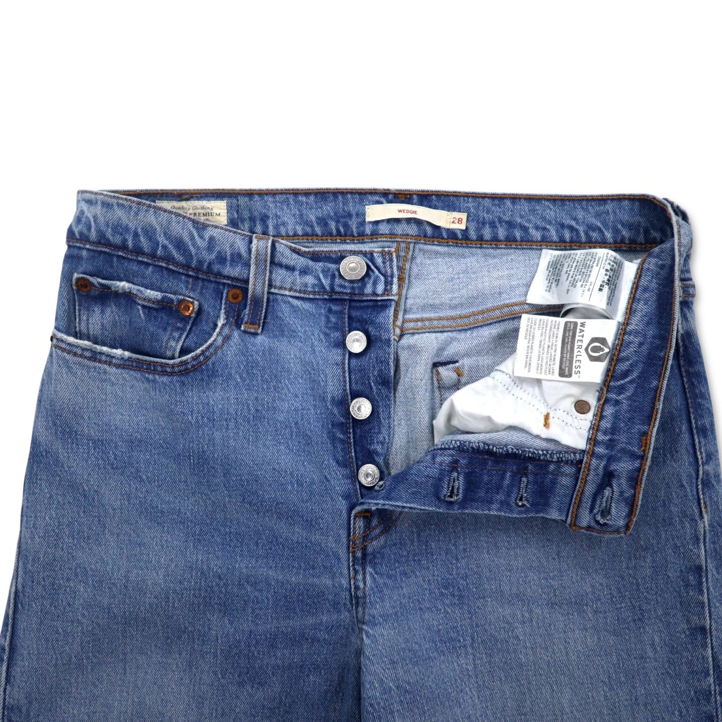 Levi's PREMIUM ビッグE アンクル ジーンズ デニムパンツ 28 ブルー コットン 22861-0034