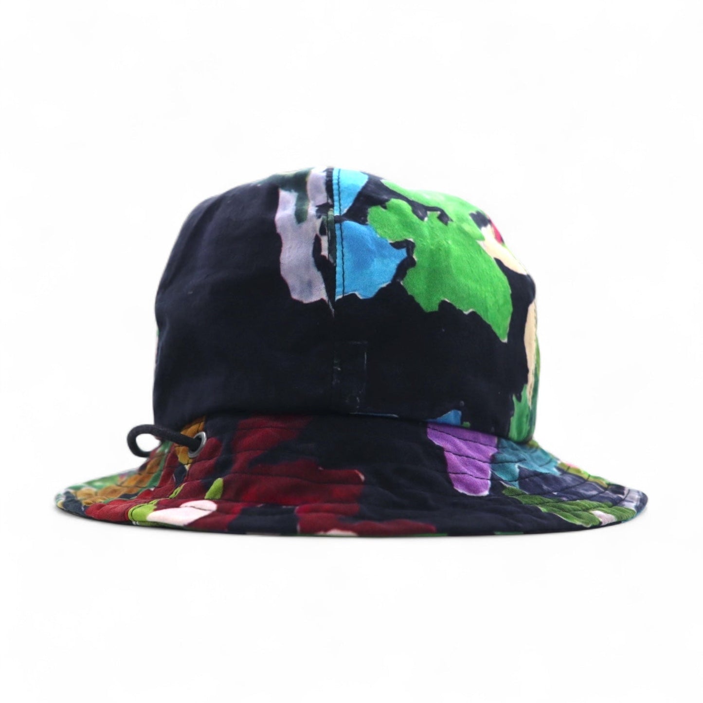 KHOKI バケットハット FREE マルチカラー 総柄 ドローコード 22ss-z-01 日本製