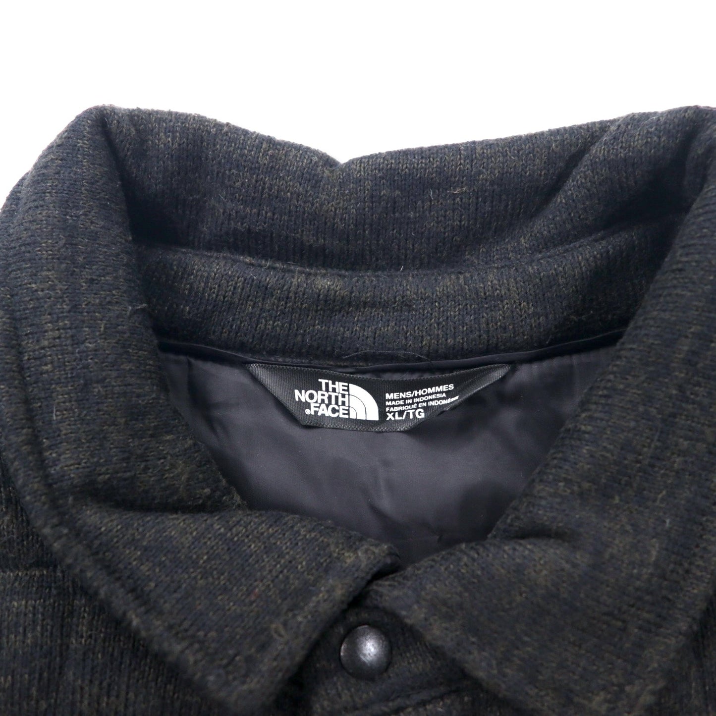 THE NORTH FACE サーモボール ダウン シャツジャケット XL ブラック ポリエステル キルティング 中綿 THERMOBALL NF0A2TB4