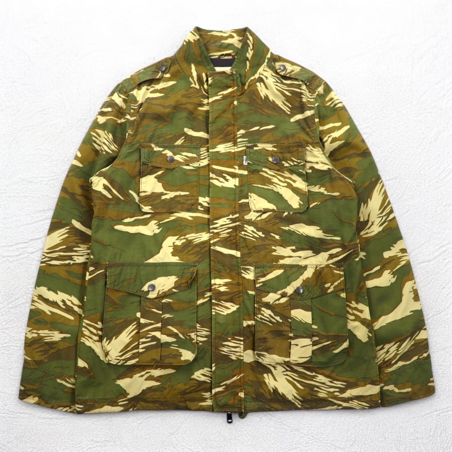 Levi's タイガーカモ ミリタリー フィールドジャケット L カーキ ナイロン 47226-0001