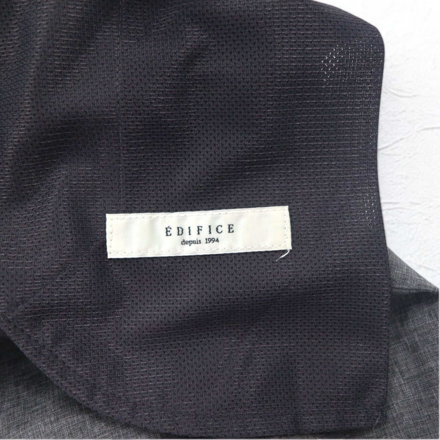 EDIFICE アクティブ ジャージー スーツ セットアップ S/M グレー ポリエステル 19-010-300-1025-1