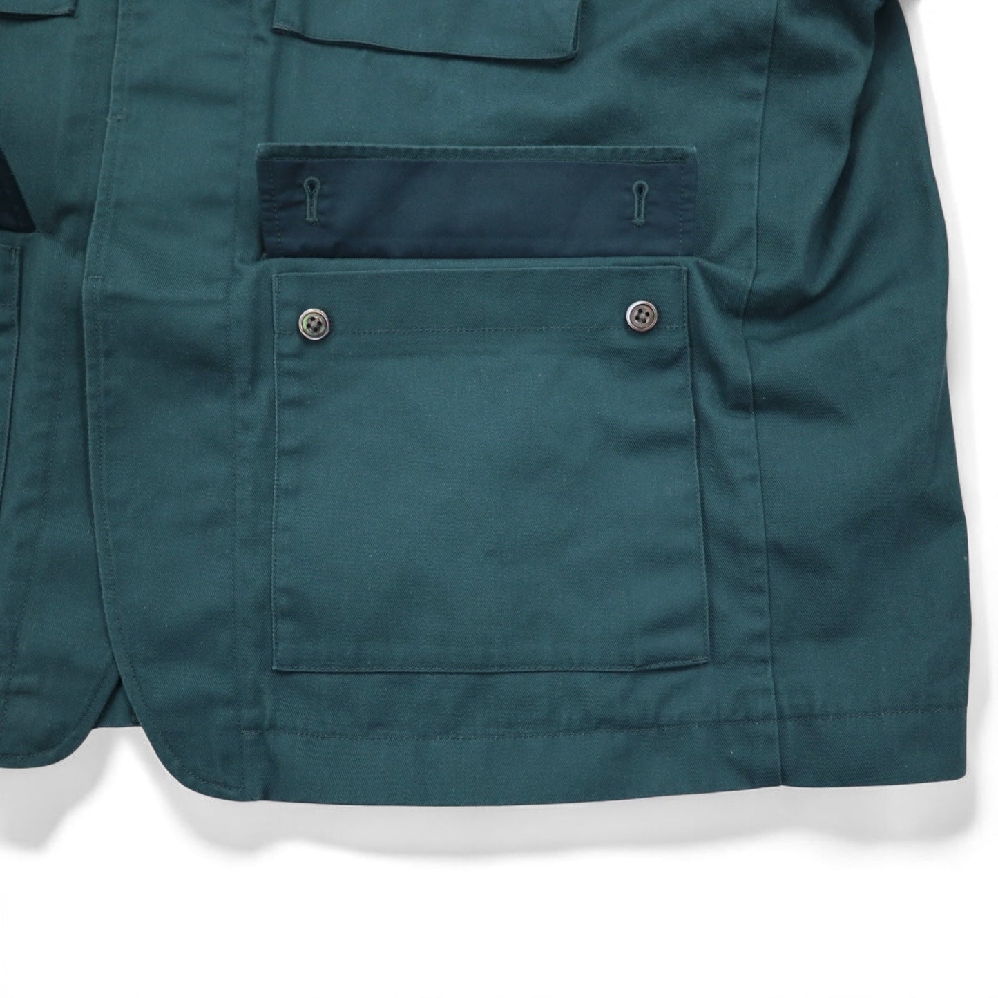 scair × Dickies BDU ミリタリージャケット L グリーン ポリエステル コットン TCツイル