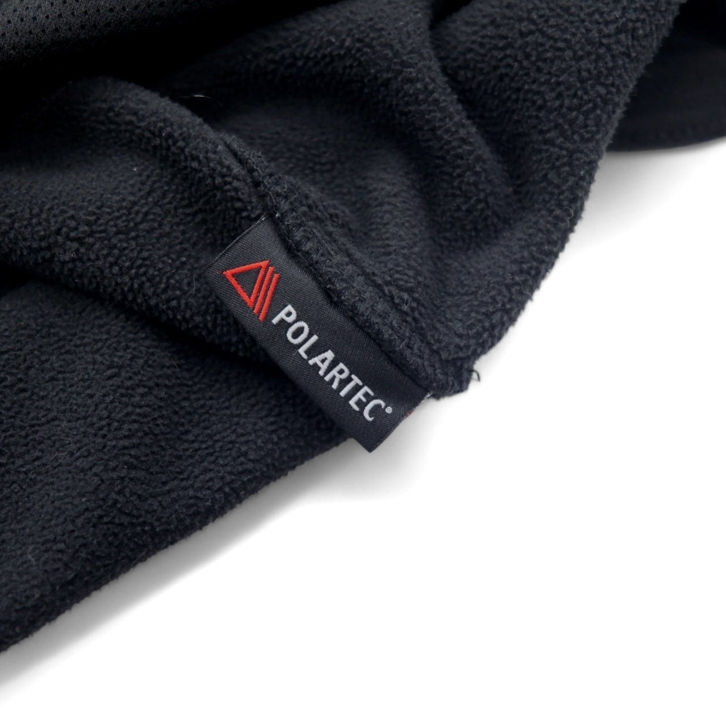 THE NORTH FACE ポーラテック POLARTEC フリースジャケット L ブラック ポリエステル ロゴ刺繍 ドローコード