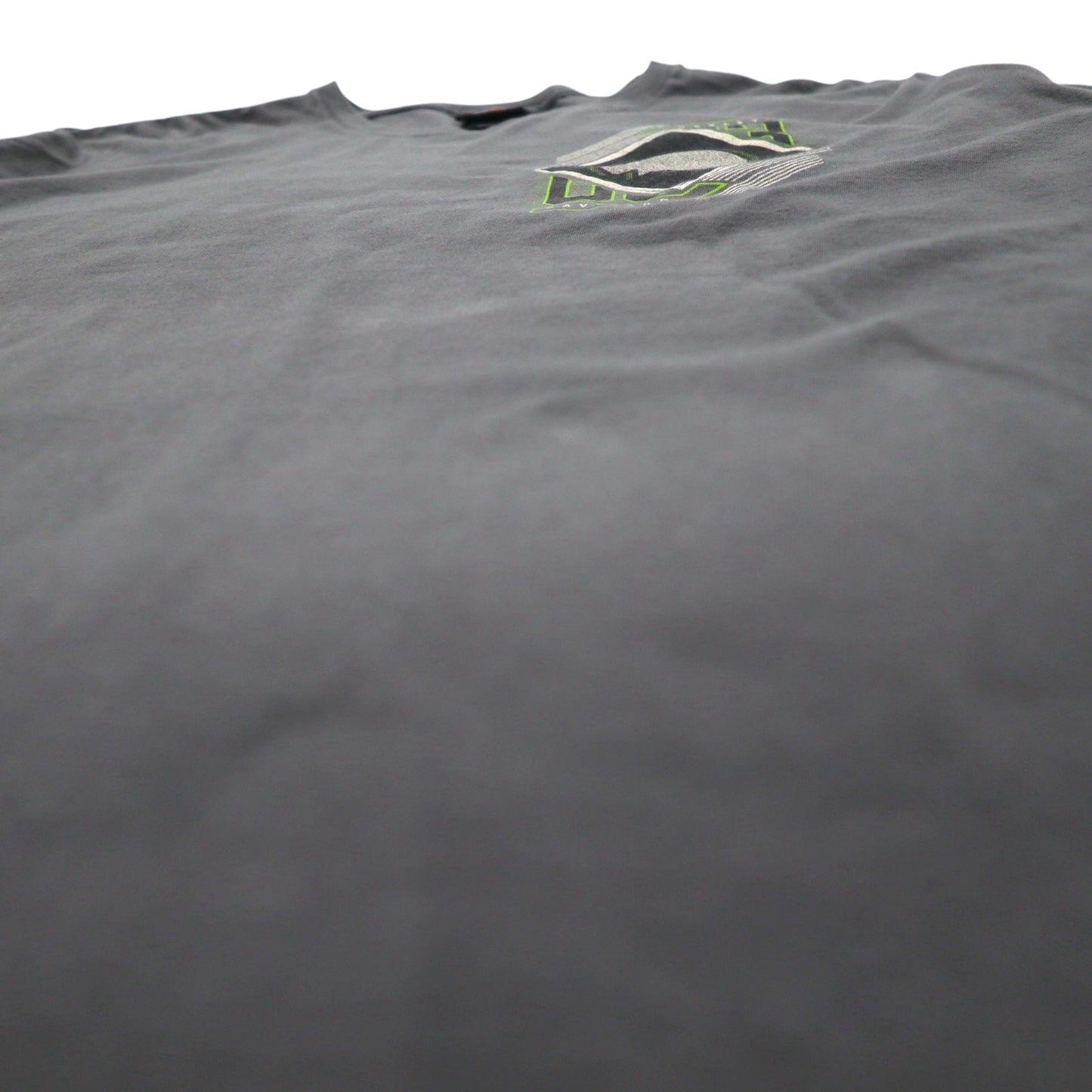 HARLEY DAVIDSON スカルプリント Tシャツ 2XL グレー コットン ALAMO CITY ハイチ製