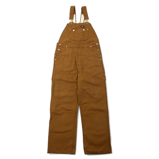 Dickies ダック オーバーオール 34 ベージュ コットン G6541BD