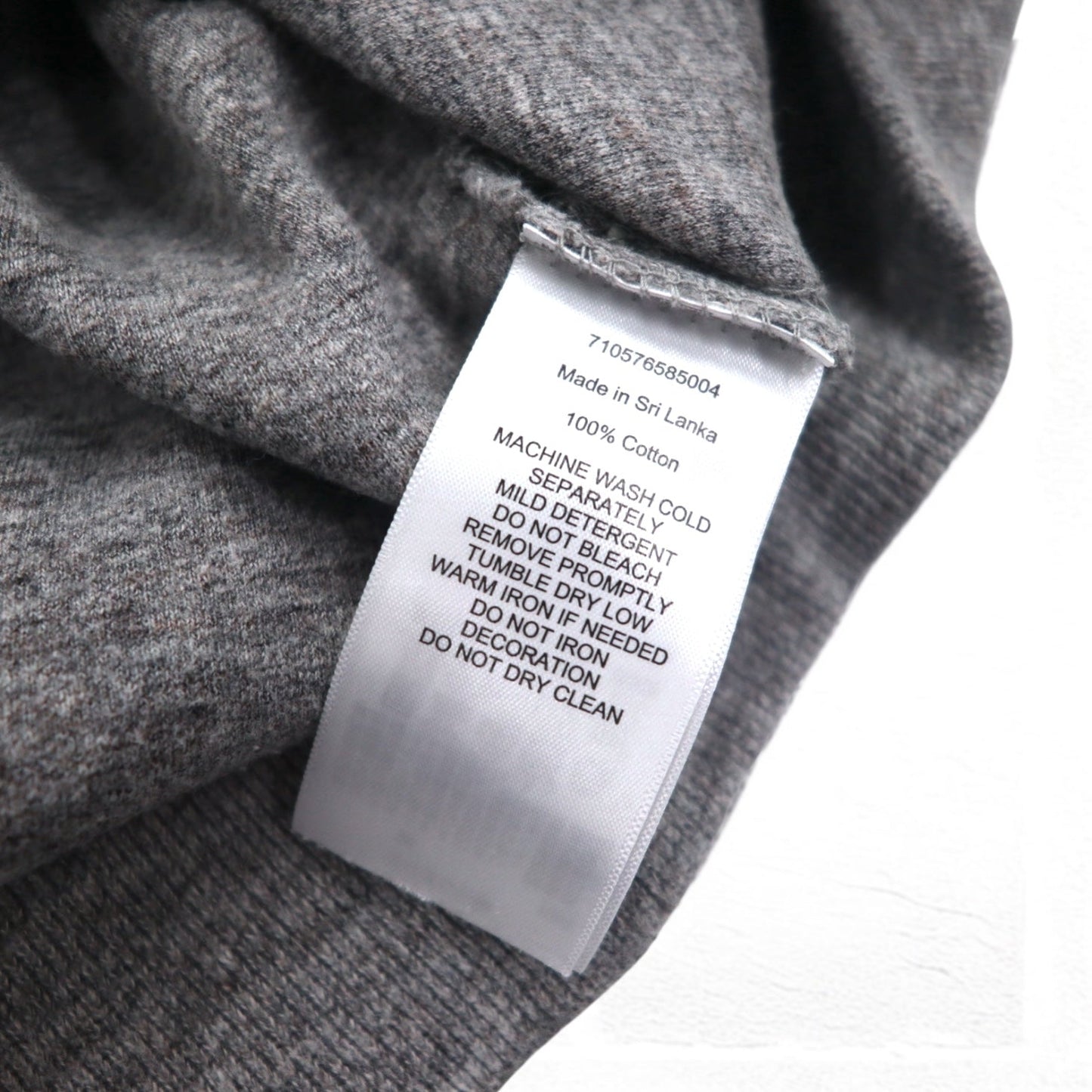 POLO RALPH LAUREN ショールカラー スウェット S グレー スモールポニー 刺繍 スリランカ製