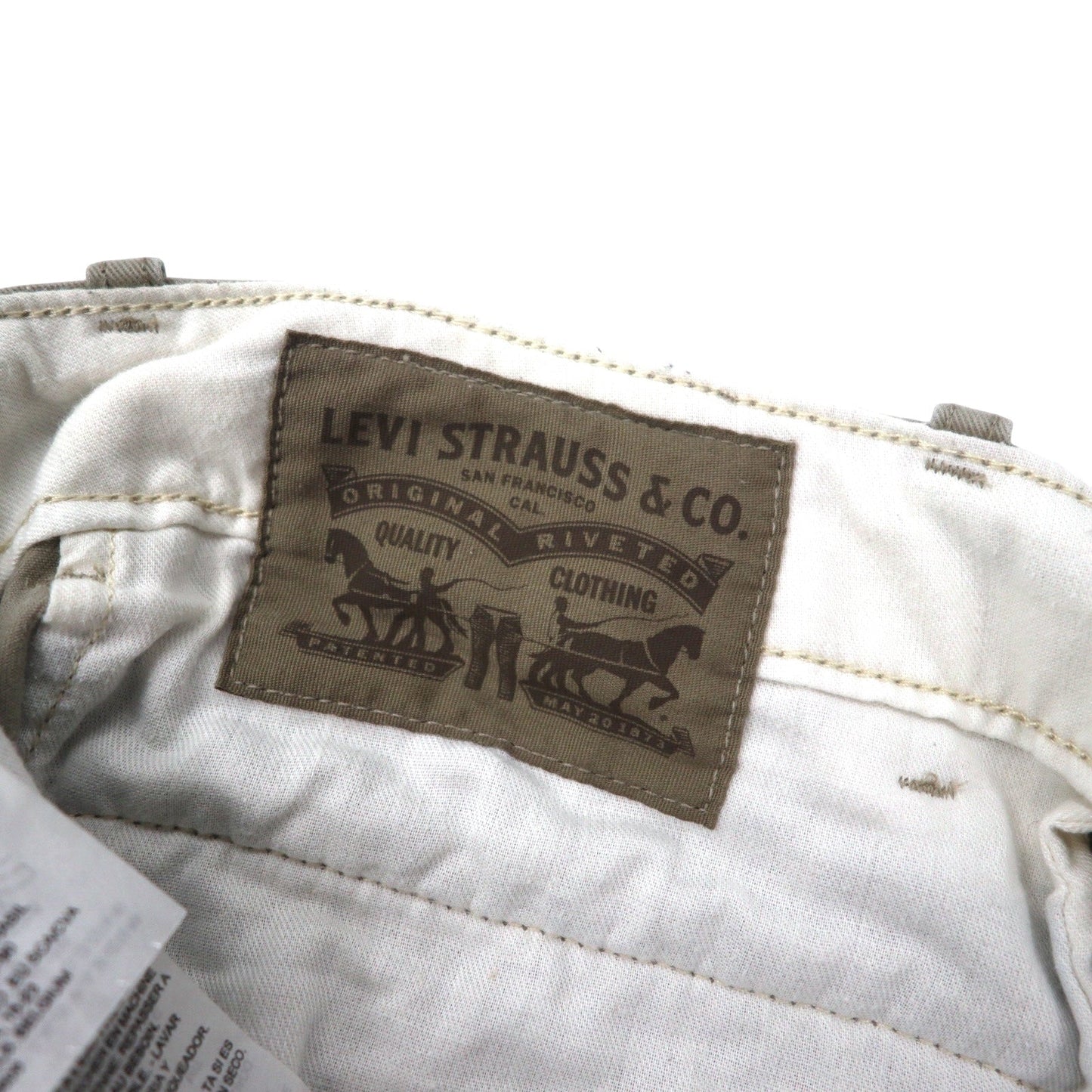 Levis カーゴショーツ ハーフパンツ 33 ベージュ コットン ACE Cargo Shorts