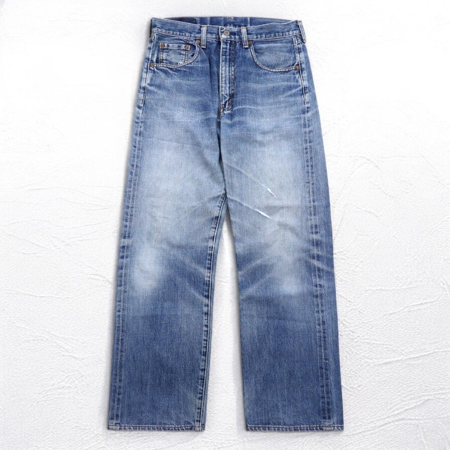 Levi's 90年代 502XX ビッグE セルビッヂ 赤耳 デニムパンツ M インディゴ ブルー TALONジップ 日本製