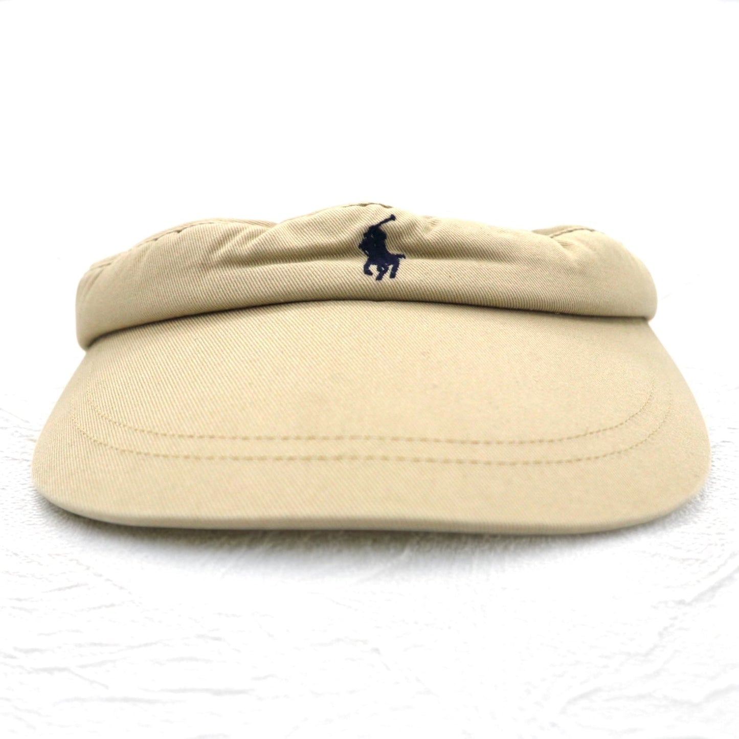 Polo by Ralph Lauren 90年代 サンバイザー キャップ FREE ベージュ スモールポニー刺繍