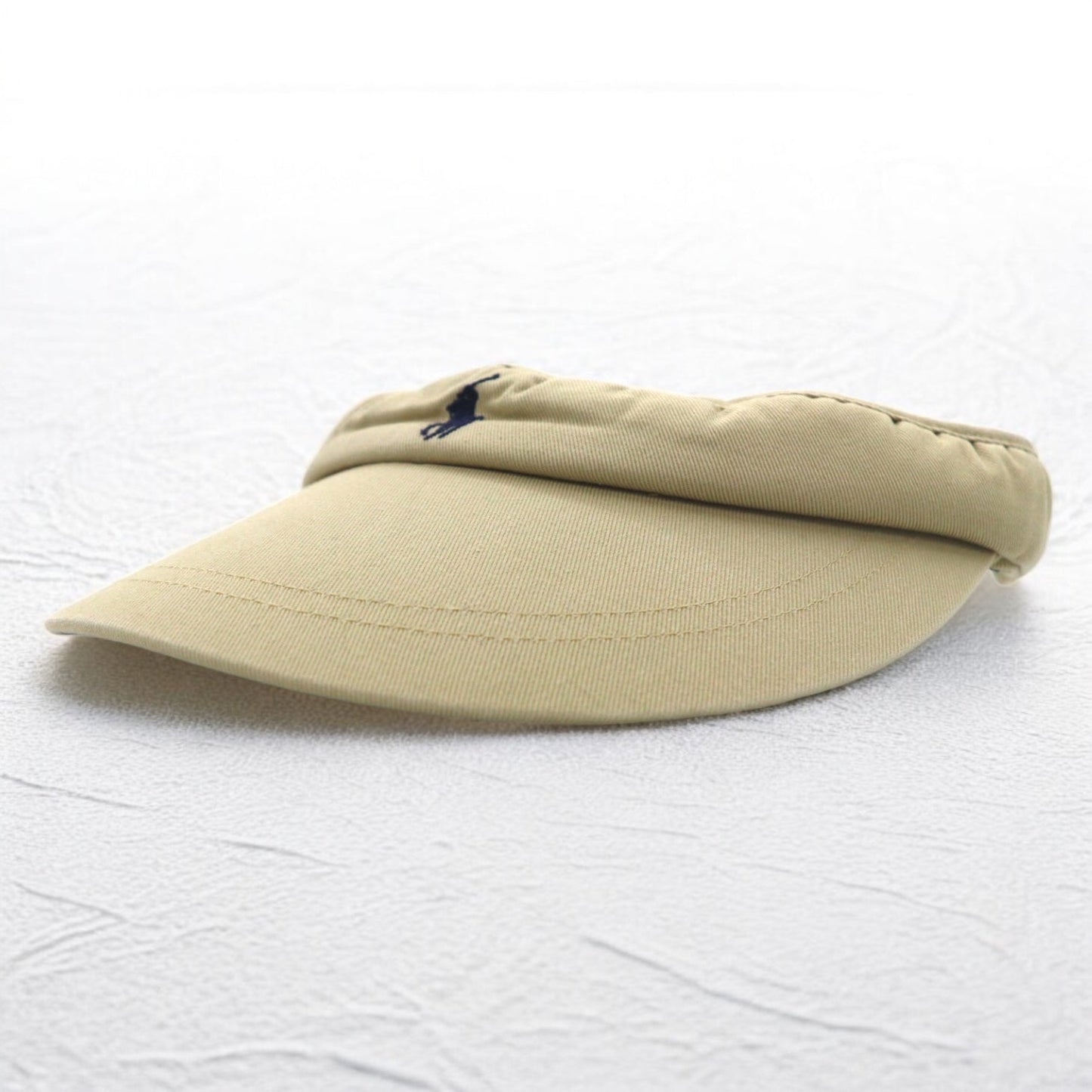 Polo by Ralph Lauren 90年代 サンバイザー キャップ FREE ベージュ スモールポニー刺繍