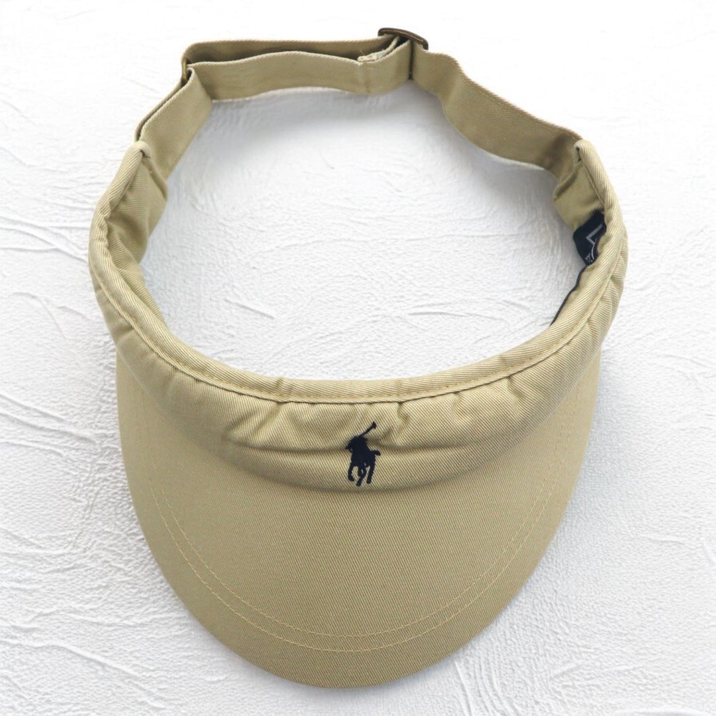 Polo by Ralph Lauren 90年代 サンバイザー キャップ FREE ベージュ スモールポニー刺繍