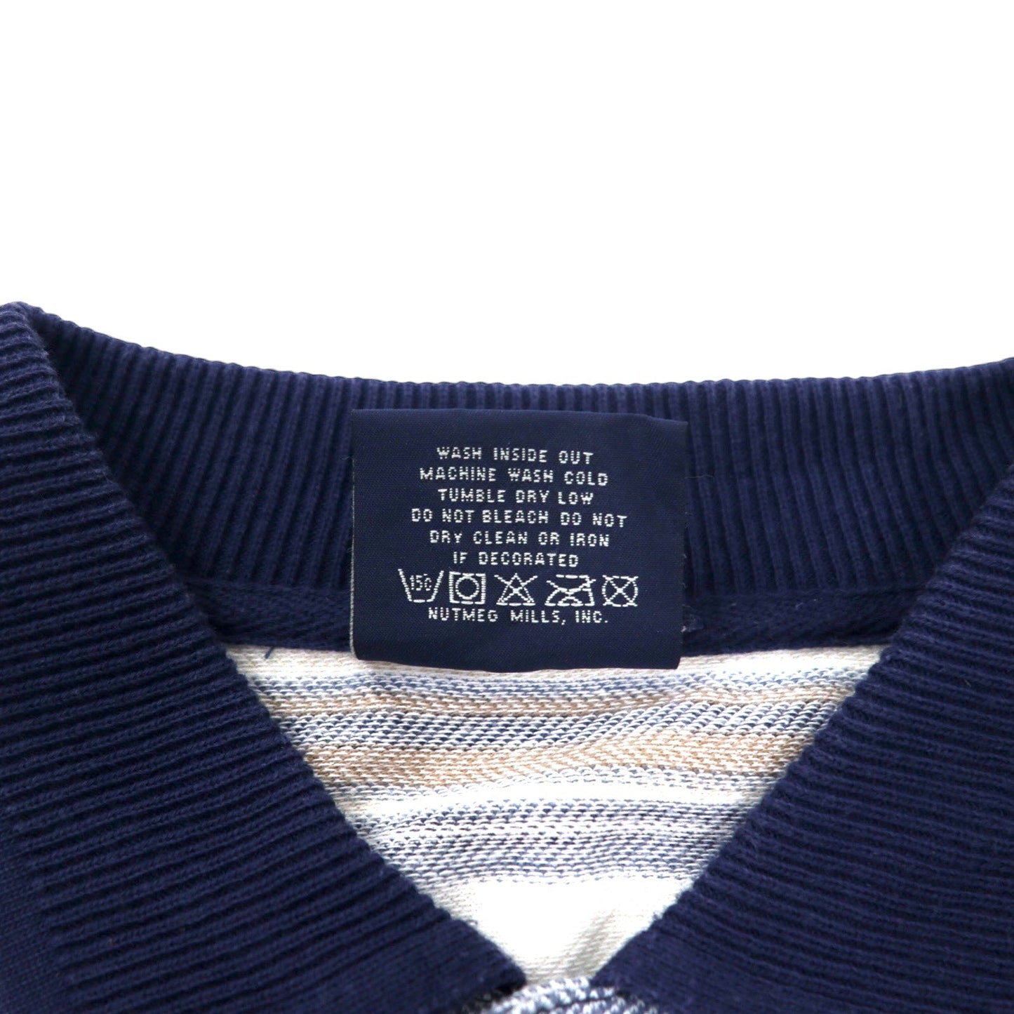 Lee SPORT 90年代 ボーダー ポロシャツ L ブルー マルチカラー コットン