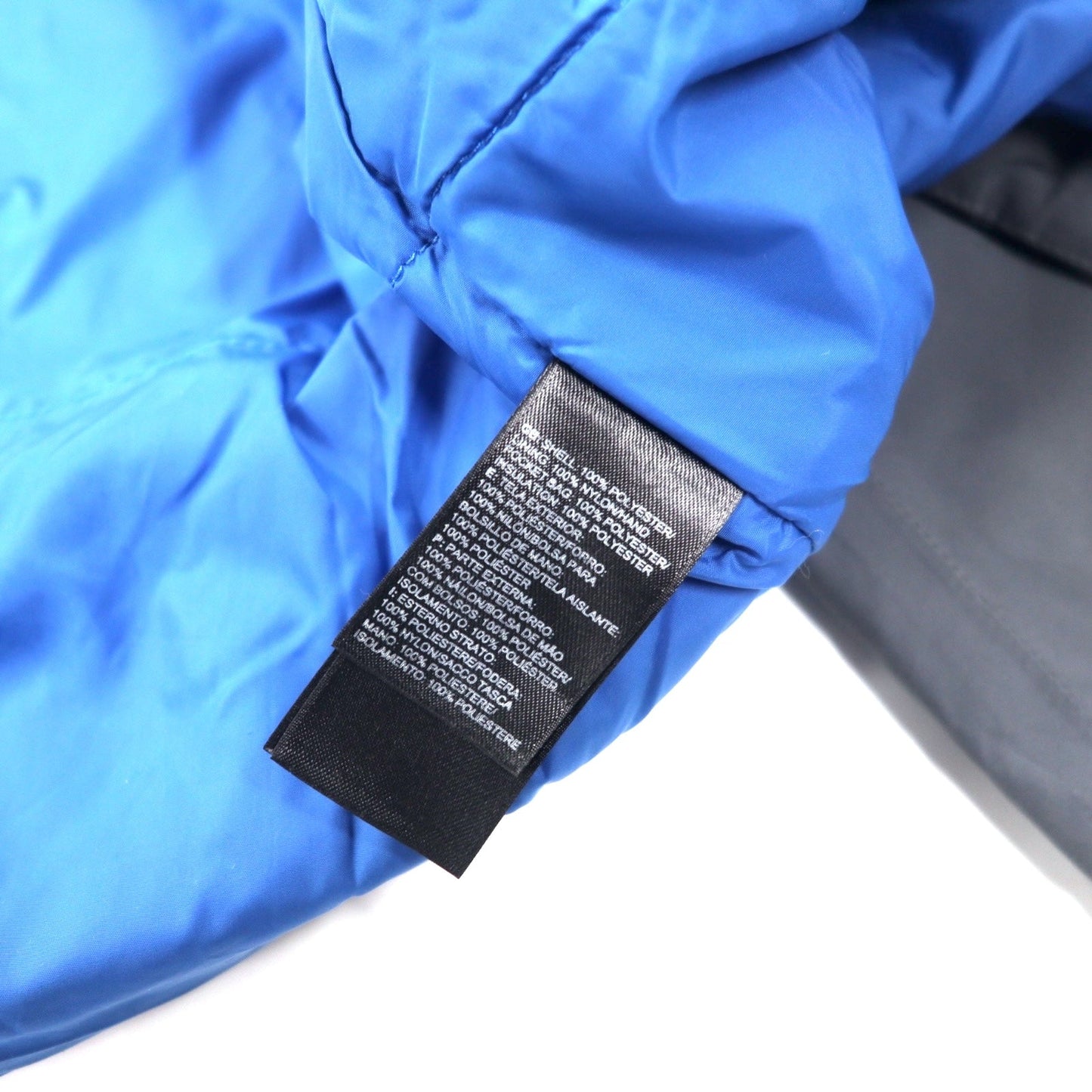 THE NORTH FACE マウンテンパーカー M グレー ポリエステル 防水 透湿 Hyvent ロゴプリント フード着脱式