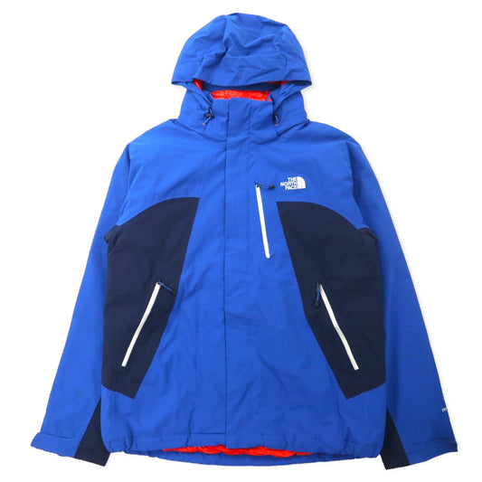 THE NORTH FACE  サーモボール インサレーション マウンテンパーカー L ブルー ポリエステル PRIMALOFT 中綿 THERMOBALL 防水 透湿 HYVENT フード着脱式