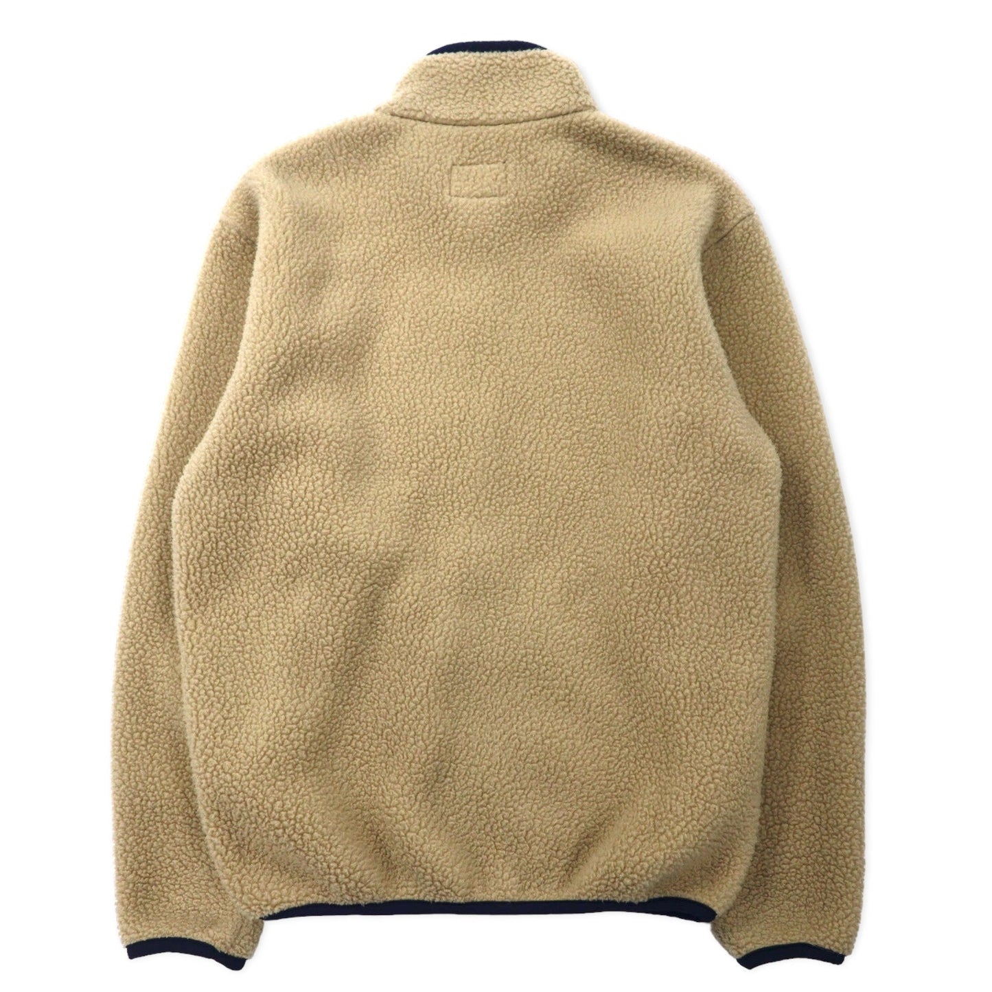 L.L.Bean USA製 フルジップ フリースジャケット S クリーム ポリエステル 0D437